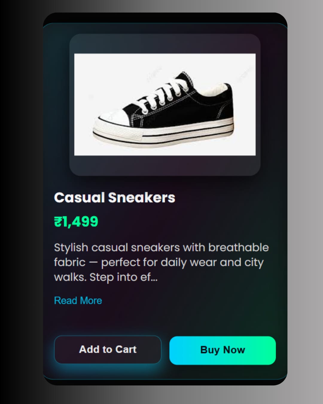 Footwear Product Card