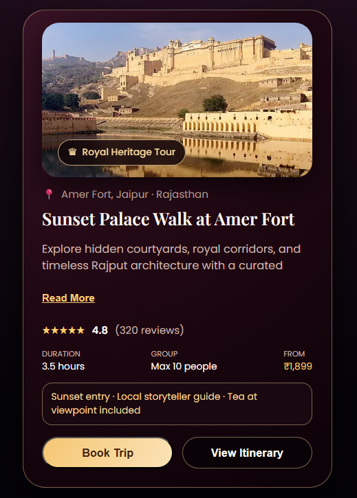 Heritage Experience Card